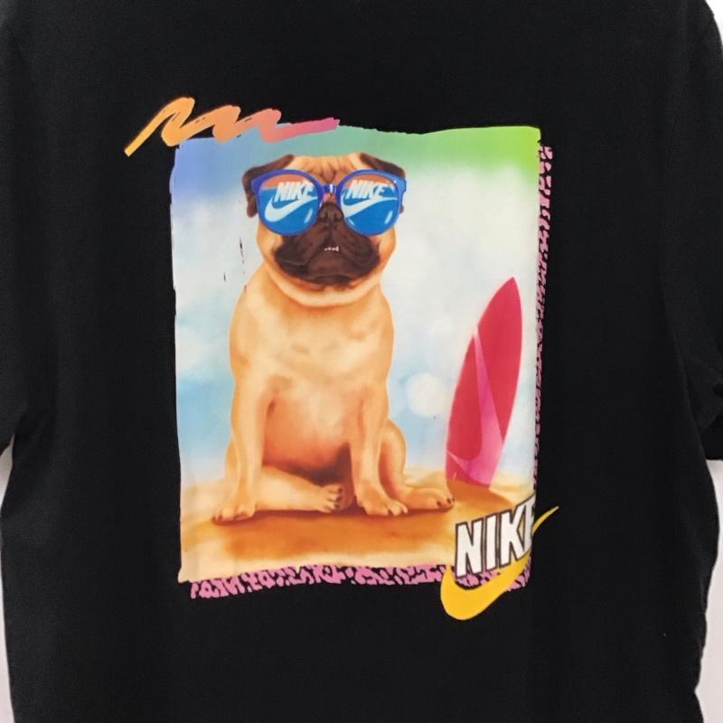 ナイキ NIKE Tシャツ 半袖 半袖カットソー プリントTシャツ クルーネックカットソー XXL ロゴ、文字 ダークグレー / ダークグレー / メンズ USED 古着 中古 10158492
