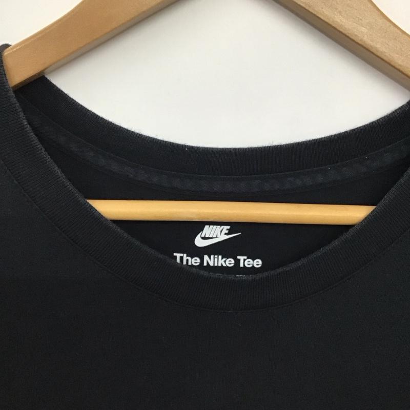 ナイキ NIKE Tシャツ 半袖 半袖カットソー プリントTシャツ クルーネックカットソー XXL ロゴ、文字 ダークグレー / ダークグレー / メンズ USED 古着 中古 10158492