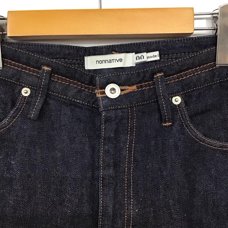 ノンネイティブ nonnative パンツ デニム、ジーンズ デニムパンツ スリムパンツ カジュアルパンツ 無地 インディゴ / インディゴ / Indigo メンズ USED 古着 中古 10158493