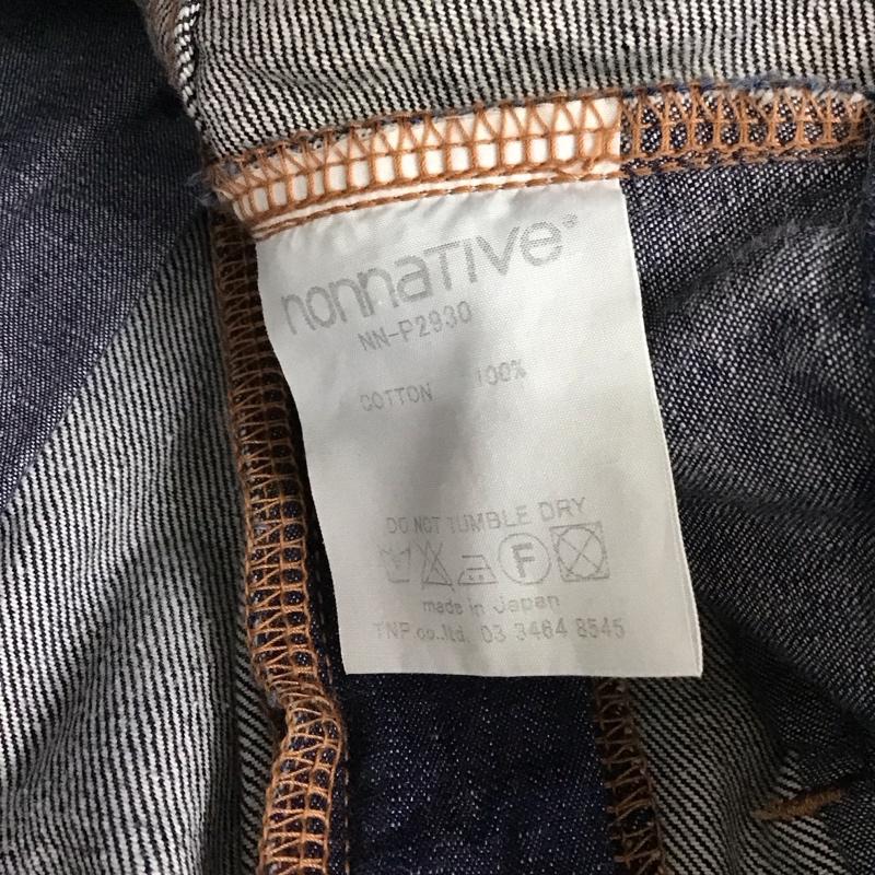 ノンネイティブ nonnative パンツ デニム、ジーンズ デニムパンツ スリムパンツ カジュアルパンツ 無地 インディゴ / インディゴ / Indigo メンズ USED 古着 中古 10158493
