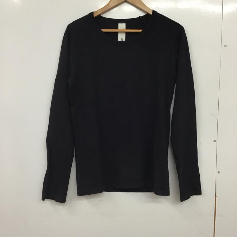アタッチメント ATTACHMENT Tシャツ 長袖 長袖カットソー プリントカットソー クルーネック 1 無地 黒 / ブラック / black メンズ USED 古着 中古 10158495