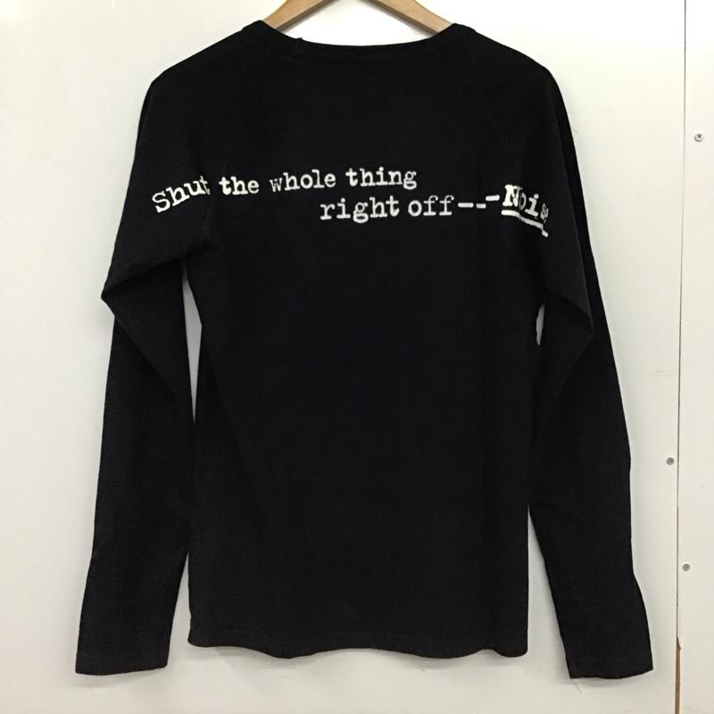 アタッチメント ATTACHMENT Tシャツ 長袖 長袖カットソー プリントカットソー クルーネック 1 無地 黒 / ブラック / black メンズ USED 古着 中古 10158495
