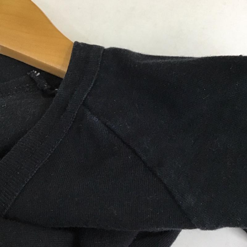 アタッチメント ATTACHMENT Tシャツ 長袖 長袖カットソー プリントカットソー クルーネック 1 無地 黒 / ブラック / black メンズ USED 古着 中古 10158495