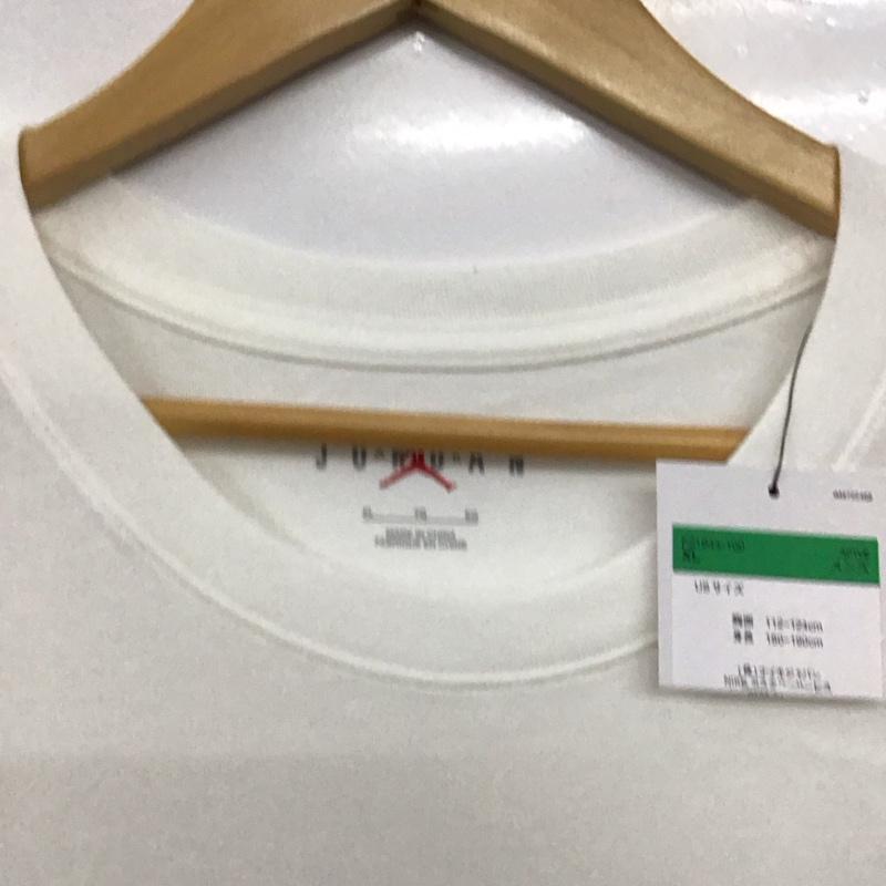 エアジョーダン AIR JORDAN Tシャツ 半袖 半袖カットソー プリントTシャツ クルーネックカットソー XL プリント 白 / ホワイト / white メンズ USED 古着 中古 10158496