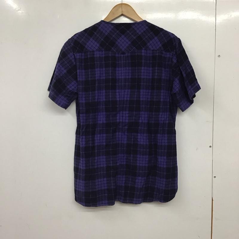 ノンネイティブ nonnative シャツ、ブラウス 半袖 半袖シャツ チェックシャツ ノーカラーシャツ 1 チェック マルチカラー / マルチカラー / multicolor メンズ USED 古着 中古 10158498