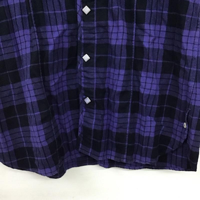 ノンネイティブ nonnative シャツ、ブラウス 半袖 半袖シャツ チェックシャツ ノーカラーシャツ 1 チェック マルチカラー / マルチカラー / multicolor メンズ USED 古着 中古 10158498