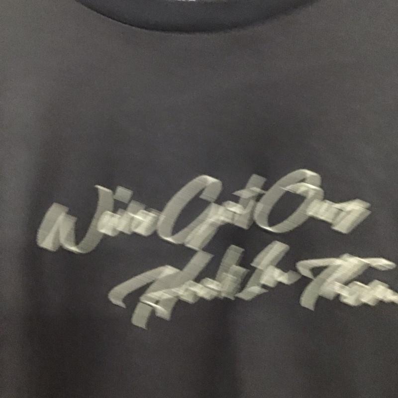 アズールバイマウジー AZUL BY MOUSSY カットソー 長袖 長袖カットソー プリントカットソー クルーネック M ロゴ、文字 黒 / ブラック / black メンズ USED 古着 中古 10158501