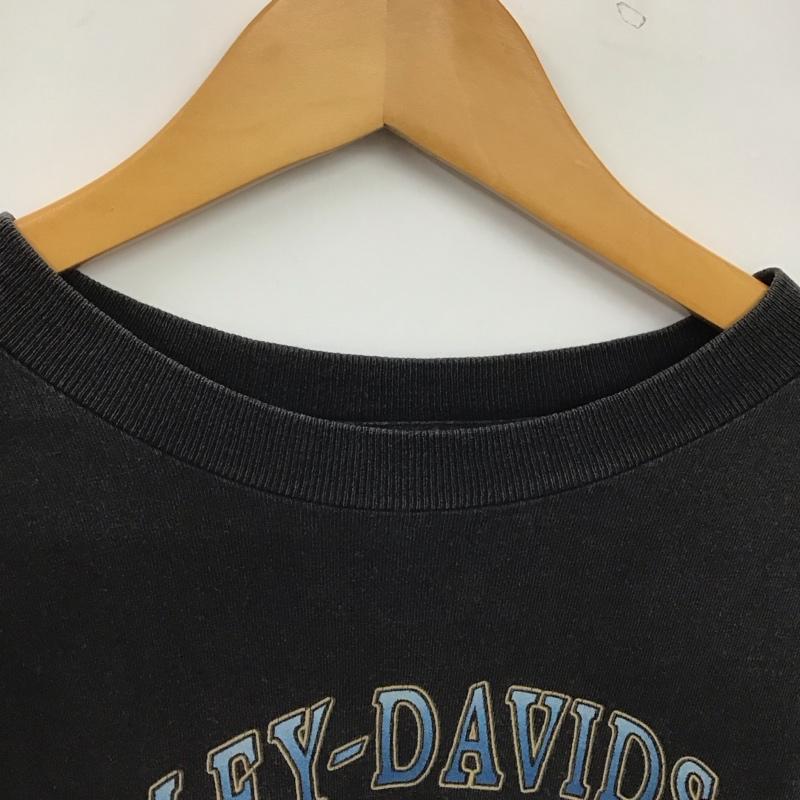 ハーレーダビッドソン Harley-Davidson Tシャツ 半袖 半袖カットソー プリントTシャツ クルーネックカットソー M プリント ダークグレー / ダークグレー / メンズ USED 古着 中古 10158505