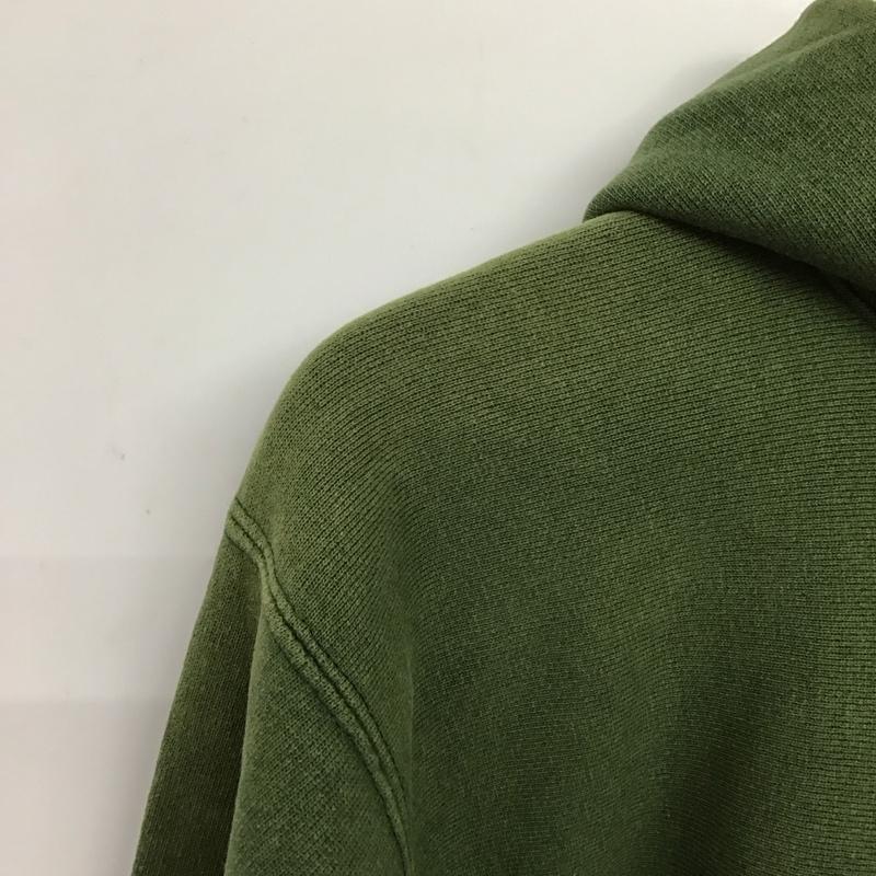 チャンピオン Campion パーカー 長袖 長袖パーカー プルオーバーパーカー スウェット L ロゴ、文字 カーキ / カーキ / khaki メンズ USED 古着 中古 10158506