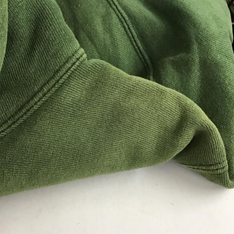 チャンピオン Campion パーカー 長袖 長袖パーカー プルオーバーパーカー スウェット L ロゴ、文字 カーキ / カーキ / khaki メンズ USED 古着 中古 10158506