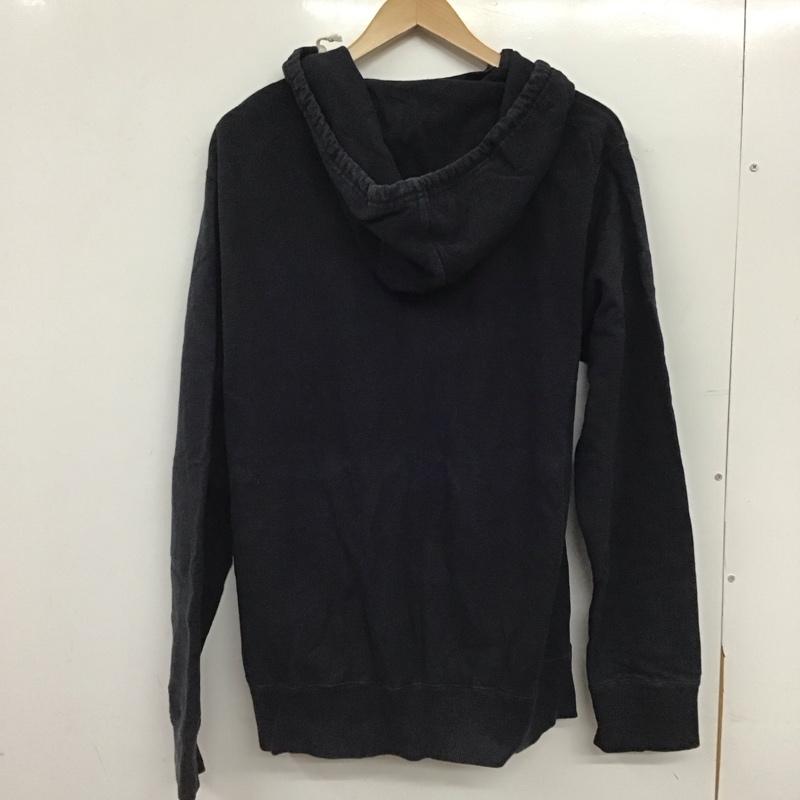 チャンピオン Champion パーカー 長袖 ジップアップ長袖パーカー スウェットパーカー L ロゴ、文字 紺 / ネイビー / navy メンズ USED 古着 中古 10158508