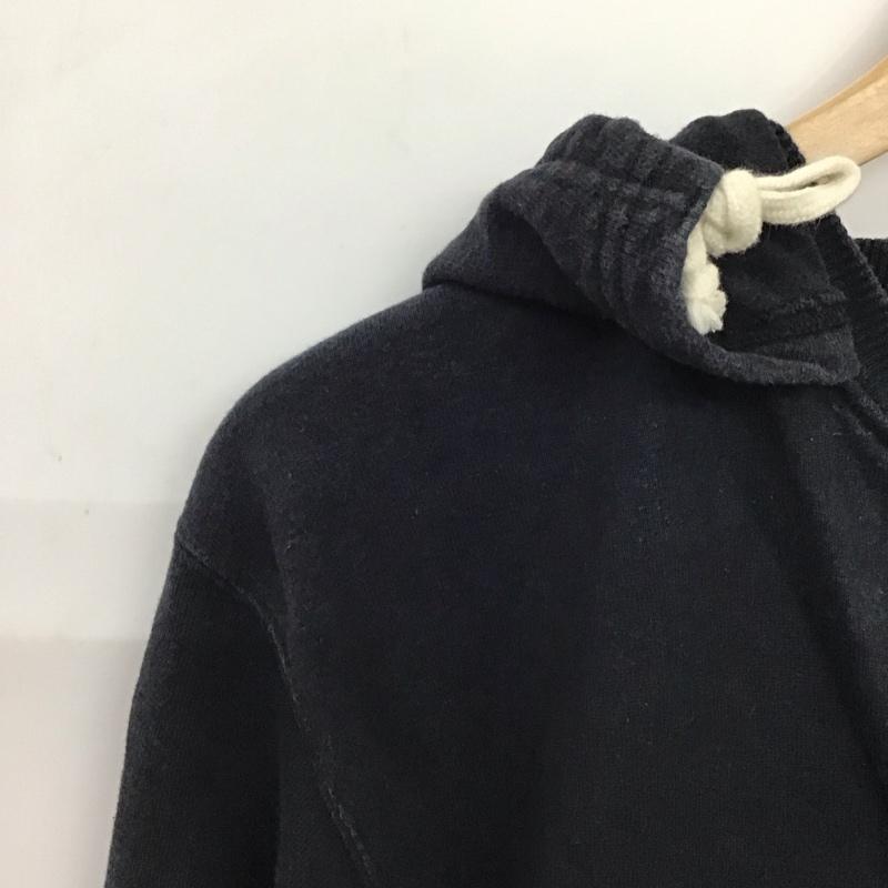 チャンピオン Champion パーカー 長袖 ジップアップ長袖パーカー スウェットパーカー L ロゴ、文字 紺 / ネイビー / navy メンズ USED 古着 中古 10158508