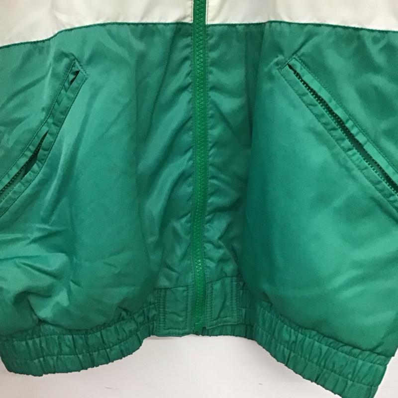 フィラ FILA ジャケット、上着 ジャンパー、ブルゾン M ロゴ、文字 白 / ホワイト / white X 赤 / レッド / red X 緑 / グリーン / green メンズ USED 古着 中古 10158509
