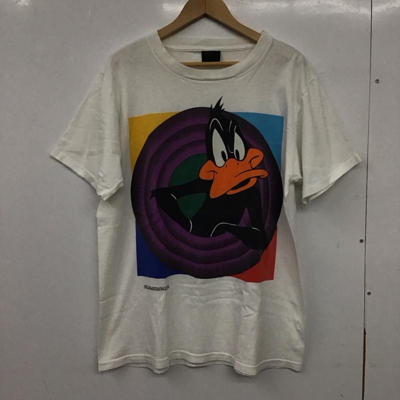 古着 USED Tシャツ 半袖 半袖カットソー プリントTシャツ クルーネックカットソー 古着 L プリント 白 / ホワイト / white メンズ USED 古着 中古 10158510