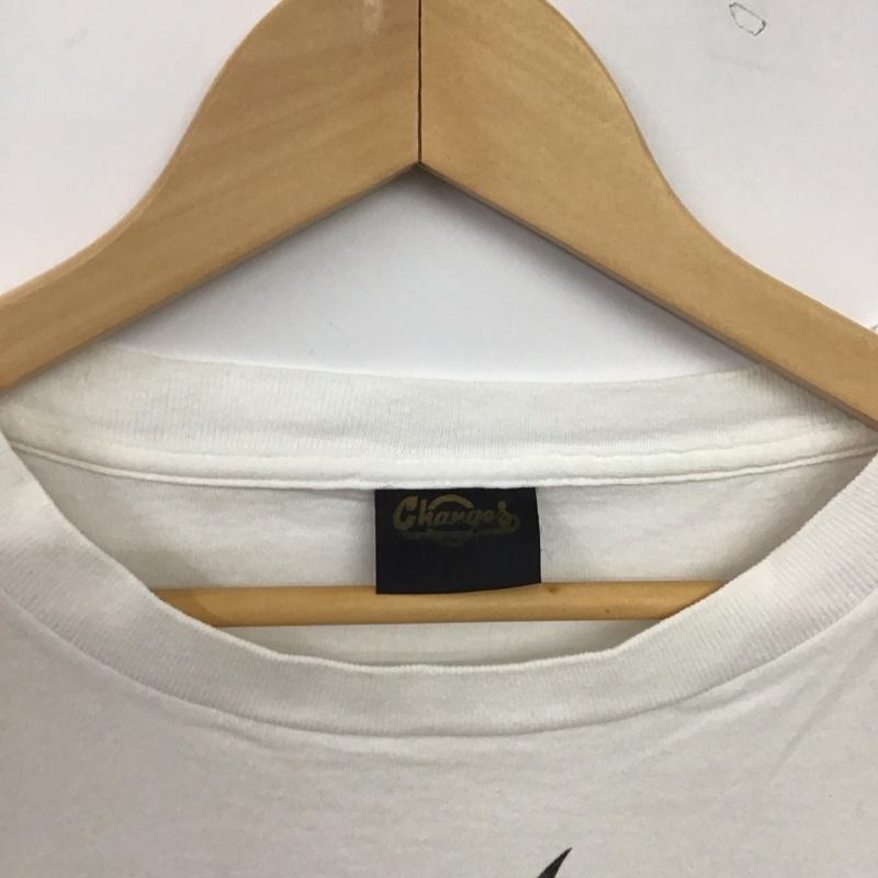 古着 USED Tシャツ 半袖 半袖カットソー プリントTシャツ クルーネックカットソー 古着 L プリント 白 / ホワイト / white メンズ USED 古着 中古 10158510