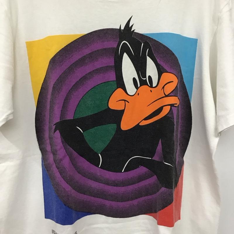 古着 USED Tシャツ 半袖 半袖カットソー プリントTシャツ クルーネックカットソー 古着 L プリント 白 / ホワイト / white メンズ USED 古着 中古 10158510