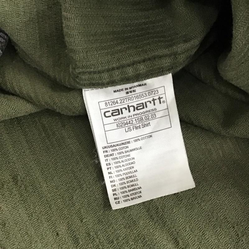 カーハート Carhartt シャツ、ブラウス 長袖 長袖シャツ プリントシャツ カラーシャツ S プリント マルチカラー / マルチカラー / multicolor メンズ USED 古着 中古 10158513