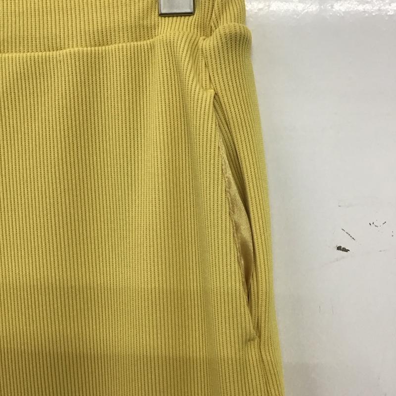 ローリーズファーム LOWRYS FARM スカート ロングスカート FREE 無地 黄 / イエロー / yellow レディース USED 古着 中古 10158516