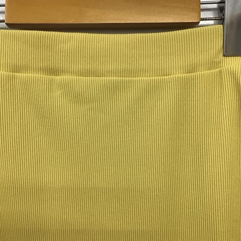 ローリーズファーム LOWRYS FARM スカート ロングスカート FREE 無地 黄 / イエロー / yellow レディース USED 古着 中古 10158516