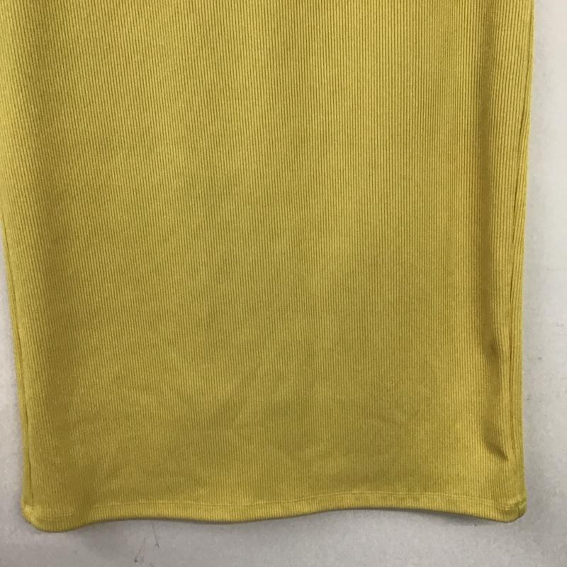ローリーズファーム LOWRYS FARM スカート ロングスカート FREE 無地 黄 / イエロー / yellow レディース USED 古着 中古 10158516