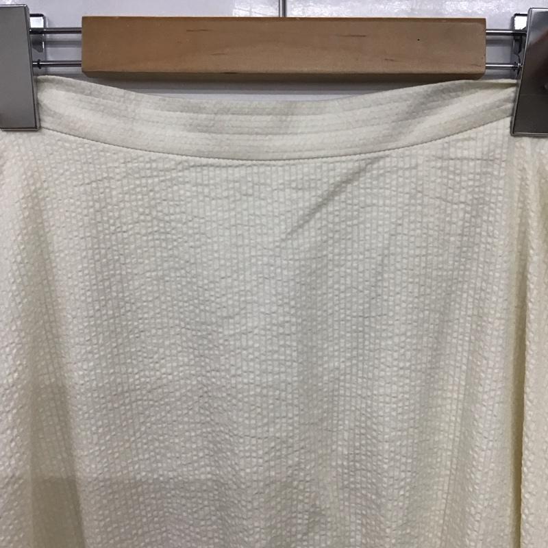 ローリーズファーム LOWRYS FARM スカート ロングスカート FREE 無地 オフホワイト / オフホワイト / レディース USED 古着 中古 10158517