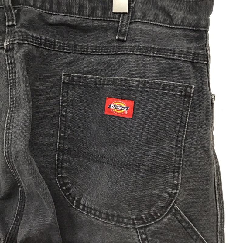 ディッキーズ Dickies パンツ デニム、ジーンズ デニムパンツ ワイドパンツ カジュアルパンツ 無地 ダークグレー / ダークグレー / メンズ USED 古着 中古 10158519