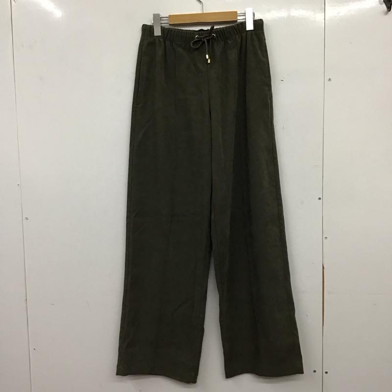 ザラ ZARA ボトムス ボトムス S 無地 カーキ / カーキ / khaki レディース USED 古着 中古 10158521