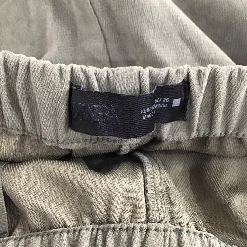 ザラ ZARA ボトムス ボトムス S 無地 カーキ / カーキ / khaki レディース USED 古着 中古 10158521