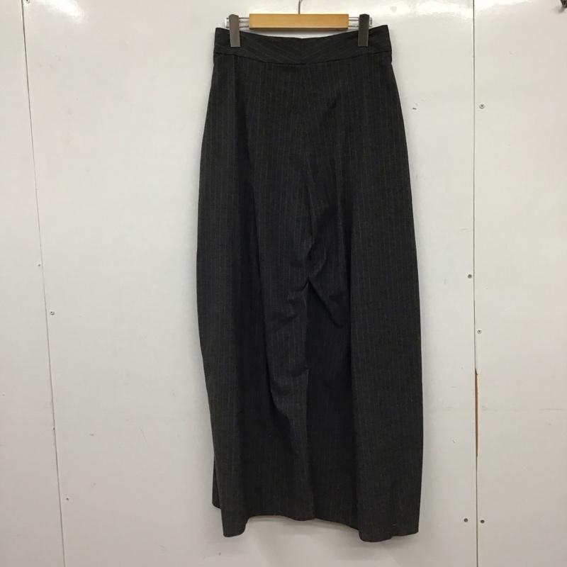 ザラ ZARA パンツ スラックス XS ストライプ チャコールグレー / チャコールグレー / レディース USED 古着 中古 10158523