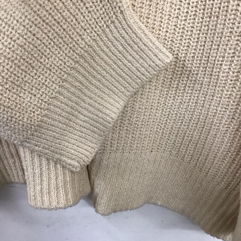 ローリーズファーム LOWRYS FARM ニット、セーター 長袖 FREE 無地 ベージュ / ベージュ / beige レディース USED 古着 中古 10158525