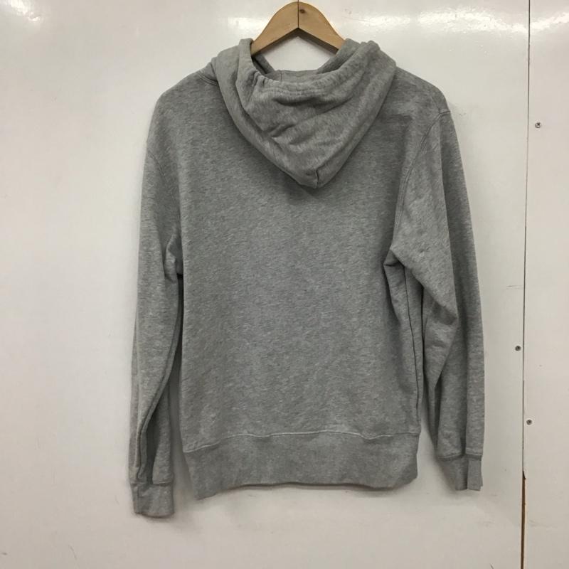 ビームス BEAMS パーカー 長袖 長袖パーカー プルオーバーパーカー スウェット M プリント 灰 / グレー / gray メンズ USED 古着 中古 10158526