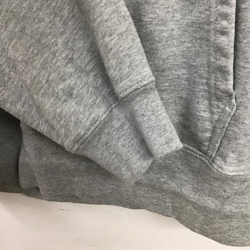 ビームス BEAMS パーカー 長袖 長袖パーカー プルオーバーパーカー スウェット M プリント 灰 / グレー / gray メンズ USED 古着 中古 10158526