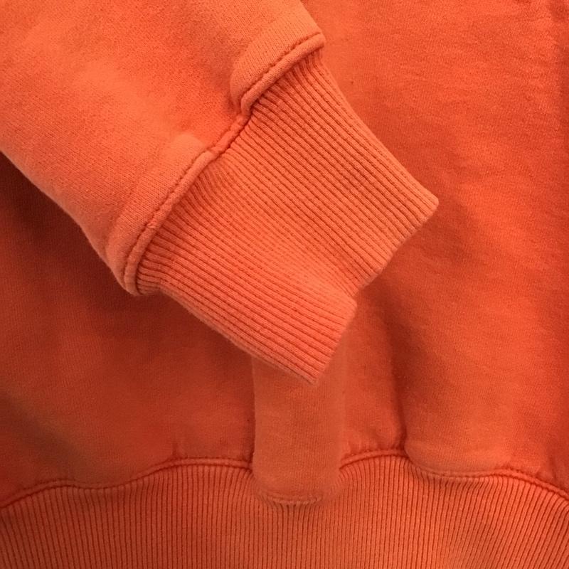 チャンピオン Champion パーカー 長袖 長袖パーカー プルオーバーパーカー スウェット ロゴ、文字 橙 / オレンジ / orange メンズ USED 古着 中古 10158527