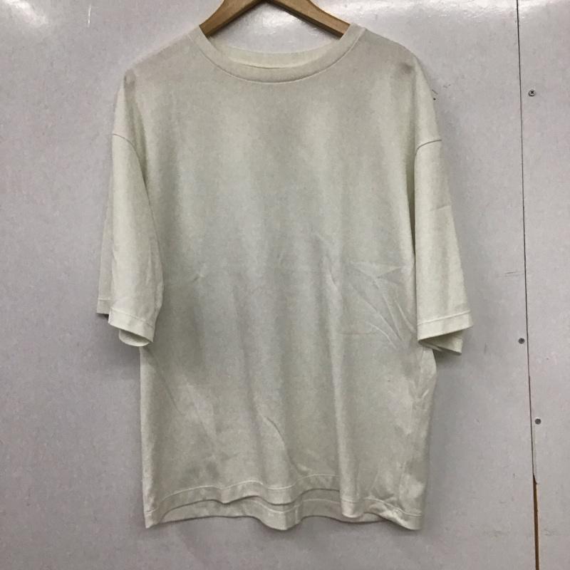 パブリックトウキョウ PUBLIC TOKYO Tシャツ 半袖 半袖カットソー プリントTシャツ クルーネックカットソー S 無地 白 / ホワイト / white メンズ USED 古着 中古 10158529