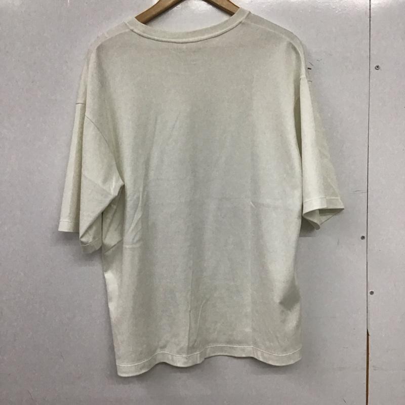 パブリックトウキョウ PUBLIC TOKYO Tシャツ 半袖 半袖カットソー プリントTシャツ クルーネックカットソー S 無地 白 / ホワイト / white メンズ USED 古着 中古 10158529