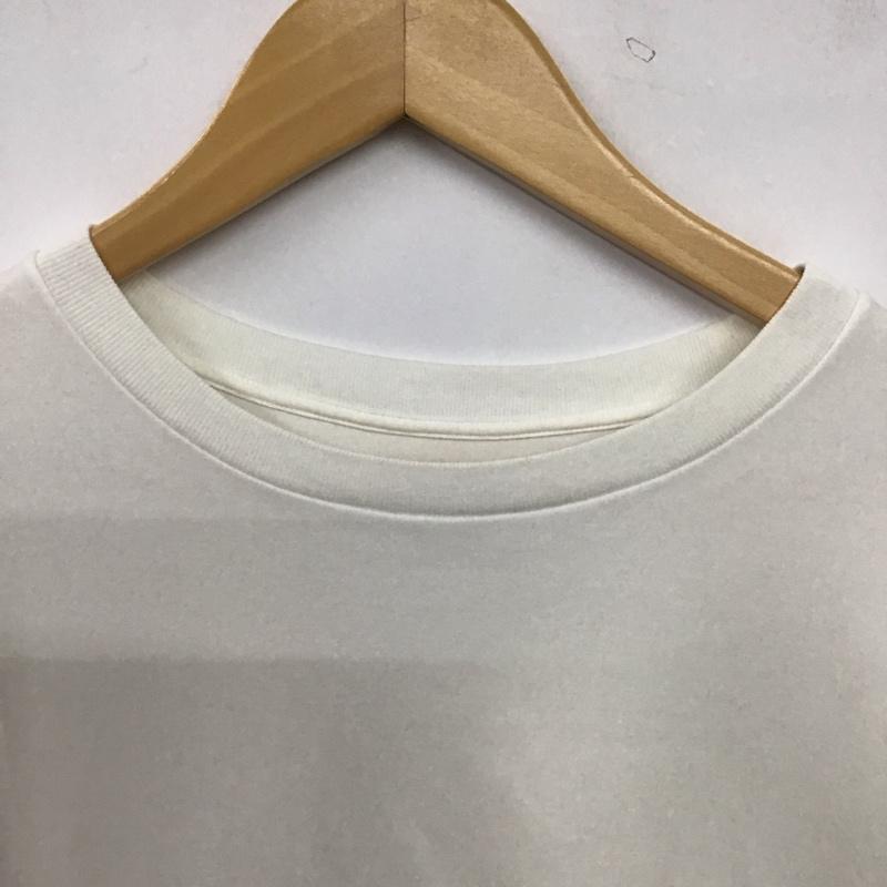 パブリックトウキョウ PUBLIC TOKYO Tシャツ 半袖 半袖カットソー プリントTシャツ クルーネックカットソー S 無地 白 / ホワイト / white メンズ USED 古着 中古 10158529