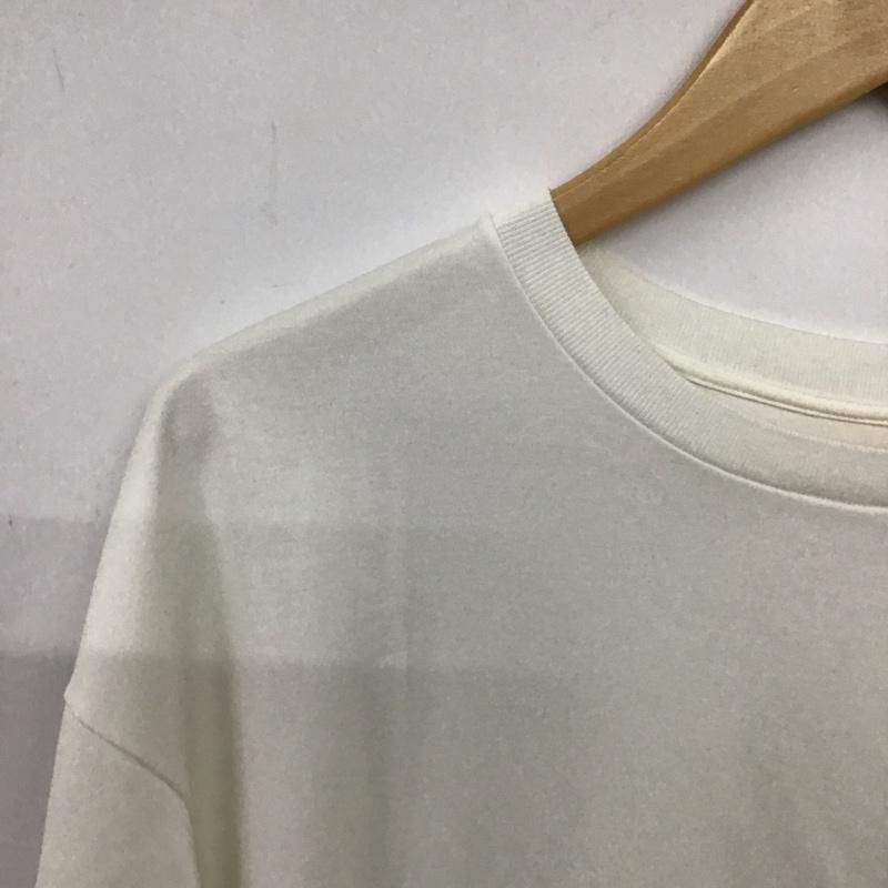 パブリックトウキョウ PUBLIC TOKYO Tシャツ 半袖 半袖カットソー プリントTシャツ クルーネックカットソー S 無地 白 / ホワイト / white メンズ USED 古着 中古 10158529