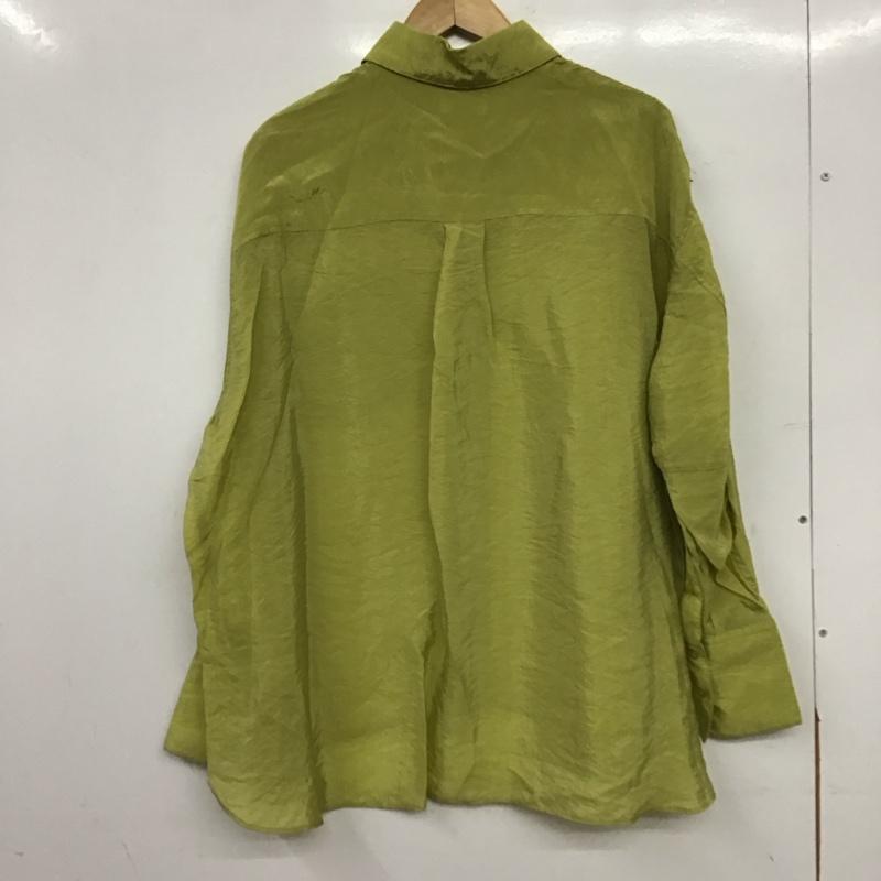 ローリーズファーム LOWRYS FARM シャツ、ブラウス 長袖 FREE 無地 黄緑 / イエローグリーン / レディース USED 古着 中古 10158532