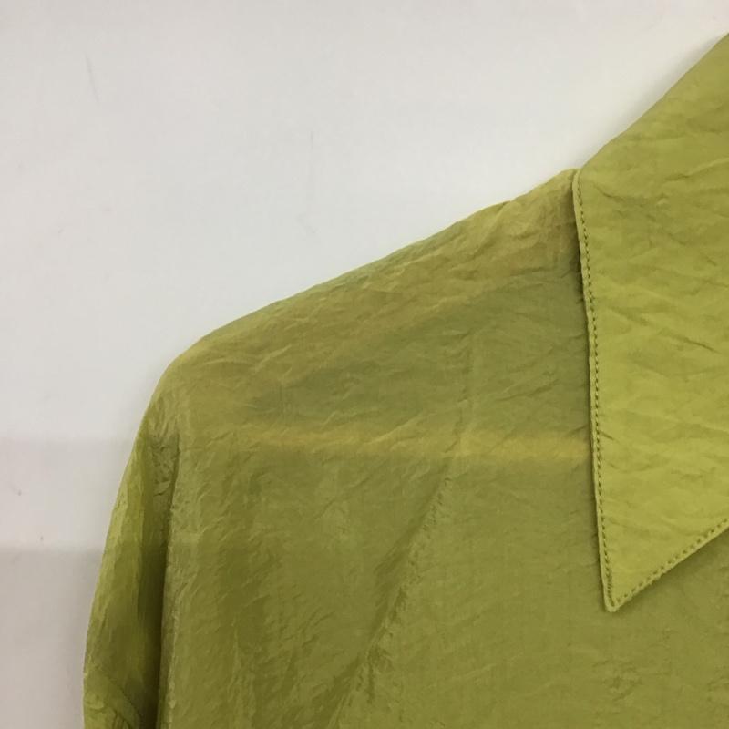 ローリーズファーム LOWRYS FARM シャツ、ブラウス 長袖 FREE 無地 黄緑 / イエローグリーン / レディース USED 古着 中古 10158532