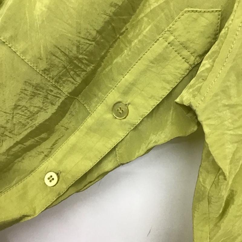 ローリーズファーム LOWRYS FARM シャツ、ブラウス 長袖 FREE 無地 黄緑 / イエローグリーン / レディース USED 古着 中古 10158532