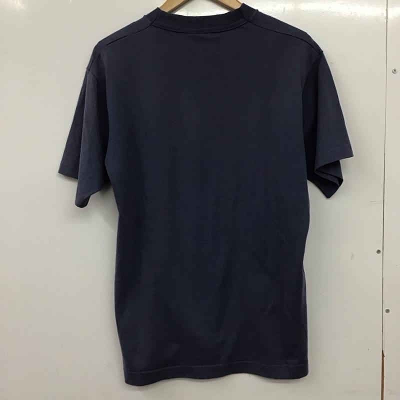 フルーツオブザルーム FRUIT OF THE LOOM Tシャツ 半袖 半袖カットソー プリントTシャツ クルーネックカットソー M ロゴ、文字 紺 / ネイビー / navy メンズ USED 古着 中古 10158533