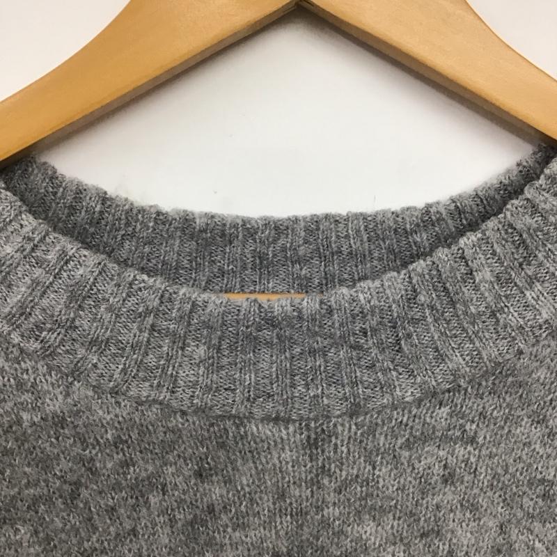 レプシィム LEPSIM ニット、セーター 長袖 FREE ロゴ、文字 灰 / グレー / gray レディース USED 古着 中古 10158536