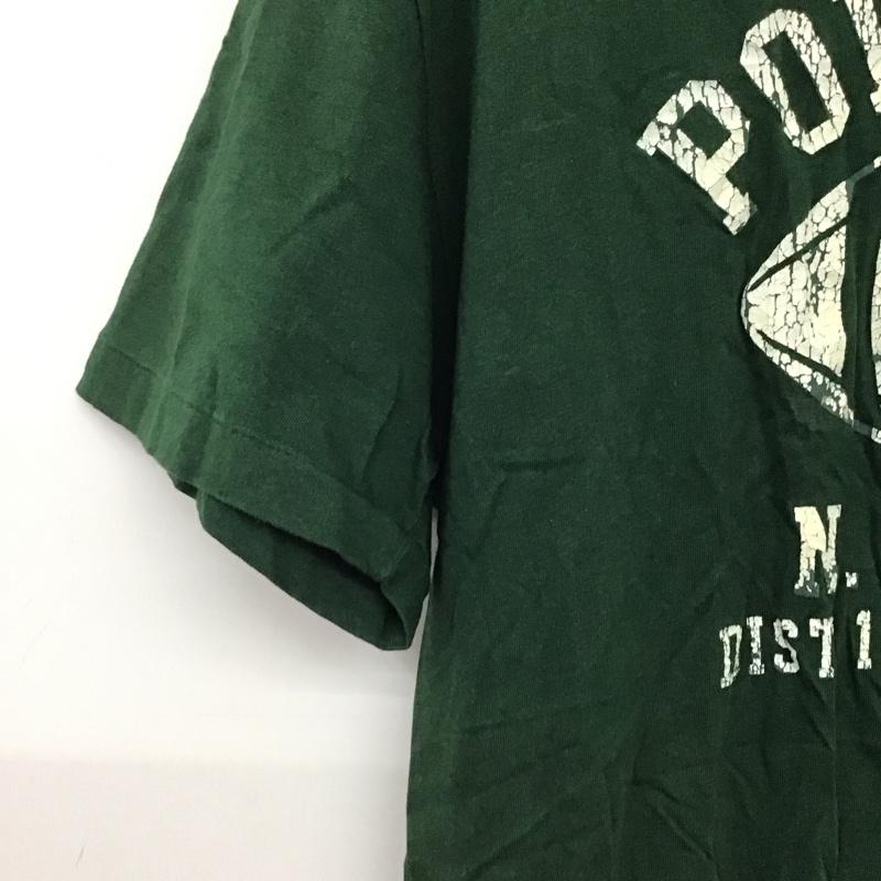 ポロラルフローレン POLO RALPH LAUREN Tシャツ 半袖 半袖カットソー プリントTシャツ クルーネックカットソー S ロゴ、文字 緑 / グリーン / green メンズ USED 古着 中古 10158537