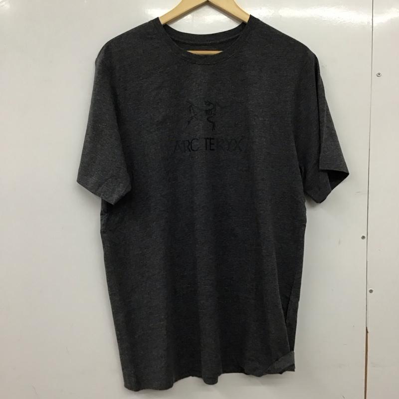 アークテリクス ARC TERYX Tシャツ 半袖 半袖カットソー プリントTシャツ クルーネックカットソー L プリント ダークグレー / ダークグレー / メンズ USED 古着 中古 10158540