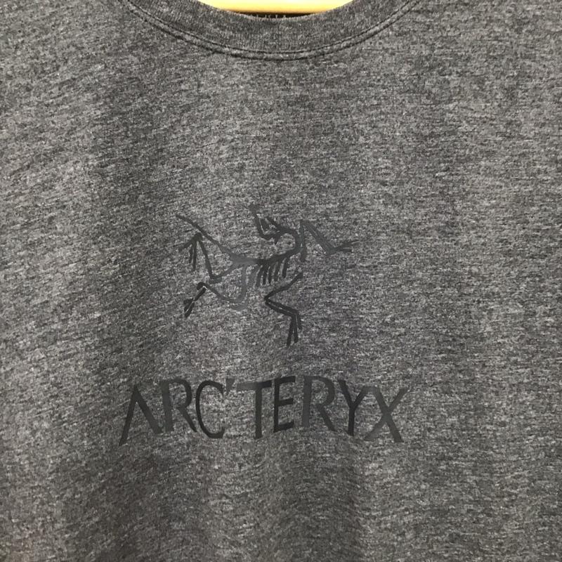 アークテリクス ARC TERYX Tシャツ 半袖 半袖カットソー プリントTシャツ クルーネックカットソー L プリント ダークグレー / ダークグレー / メンズ USED 古着 中古 10158540