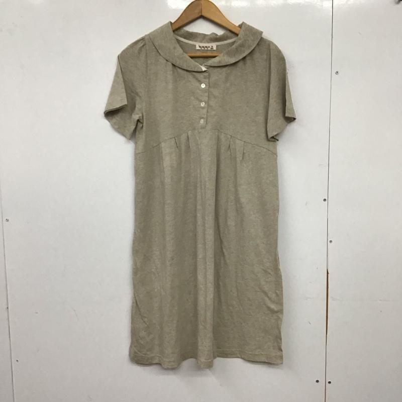 サマンサモスモス SM2 ワンピース ミニスカート M 無地 ベージュ / ベージュ / beige レディース USED 古着 中古 10158541