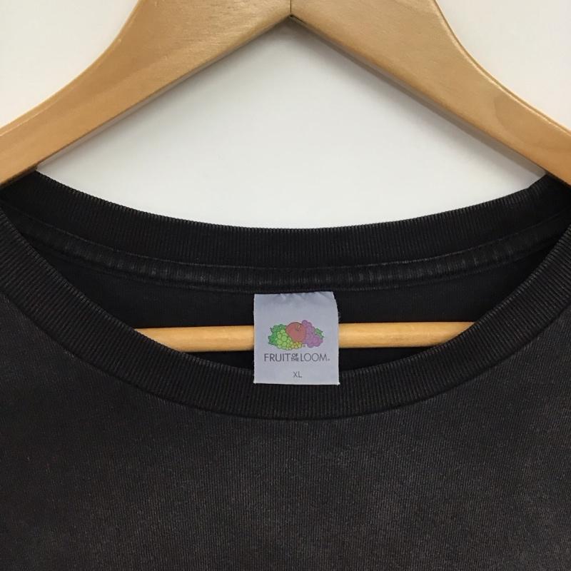 フルーツオブザルーム FRUIT OF THE LOOM Tシャツ 半袖 半袖カットソー プリントTシャツ クルーネックカットソー XL プリント ダークグレー / ダークグレー / メンズ USED 古着 中古 10158543