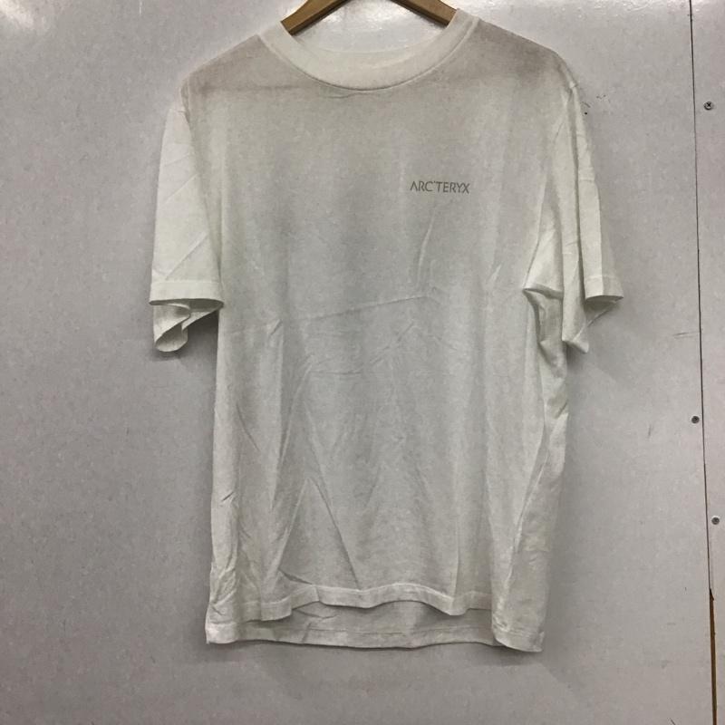 アークテリクス ARC TERYX Tシャツ 半袖 半袖カットソー プリントTシャツ クルーネックカットソー S ロゴ、文字 白 / ホワイト / white メンズ USED 古着 中古 10158544