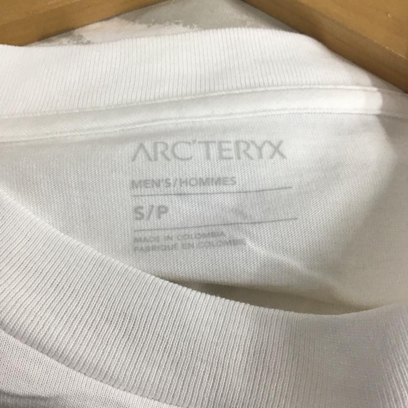 アークテリクス ARC TERYX Tシャツ 半袖 半袖カットソー プリントTシャツ クルーネックカットソー S ロゴ、文字 白 / ホワイト / white メンズ USED 古着 中古 10158544
