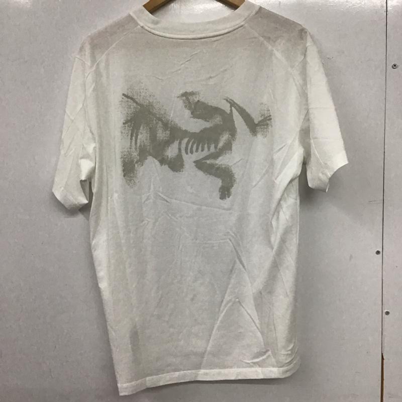 アークテリクス ARC TERYX Tシャツ 半袖 半袖カットソー プリントTシャツ クルーネックカットソー S ロゴ、文字 白 / ホワイト / white メンズ USED 古着 中古 10158544